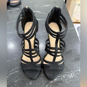 Michael Shannon Black Strappy Heels